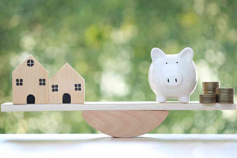 Haus und Sparschwein